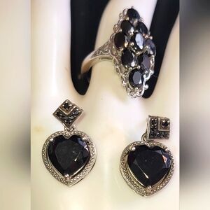 Shungite Earrings And Ring From Shop Lc